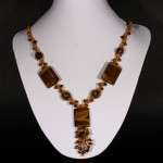 Collana con occhio di tigre