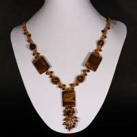 Collana con occhio di tigre