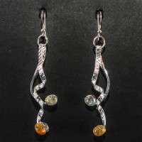 Orecchini con opale di fuoco