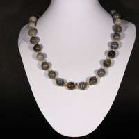 Collana con labradorite e quarzo citrino