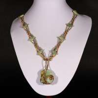 COLLANA CON CRISOPRASIO E GIADA