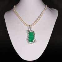 CORDONCINO CON CIONDOLO IN GIADA