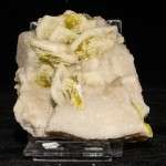 zolfo su aragonite e baritocelestina