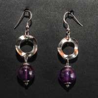 ORECCHINI CON AMETISTA