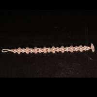 Bracciale con quarzo rosa