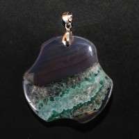 Ciondolo con agata muschiata