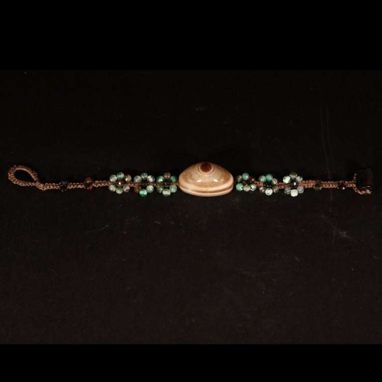 Bracciale con corniola e agata verde