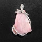 Ciondolo con opale rosa