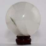 Sfera in legno fossile