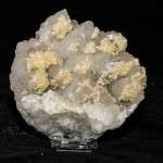 Quarzo ialino con calcite