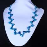 COLLANA CON AGATA BLU
