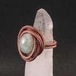 Anello con acquamarina