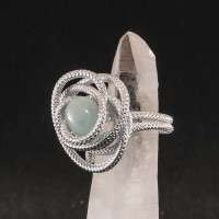 Anello con acquamarina