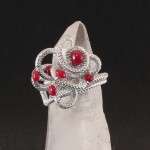 Anello con agata rossa