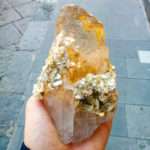 MICA FENGITE SU QUARZO