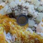 ARAGONITE VERDE-AZZURRA con ZOLFO