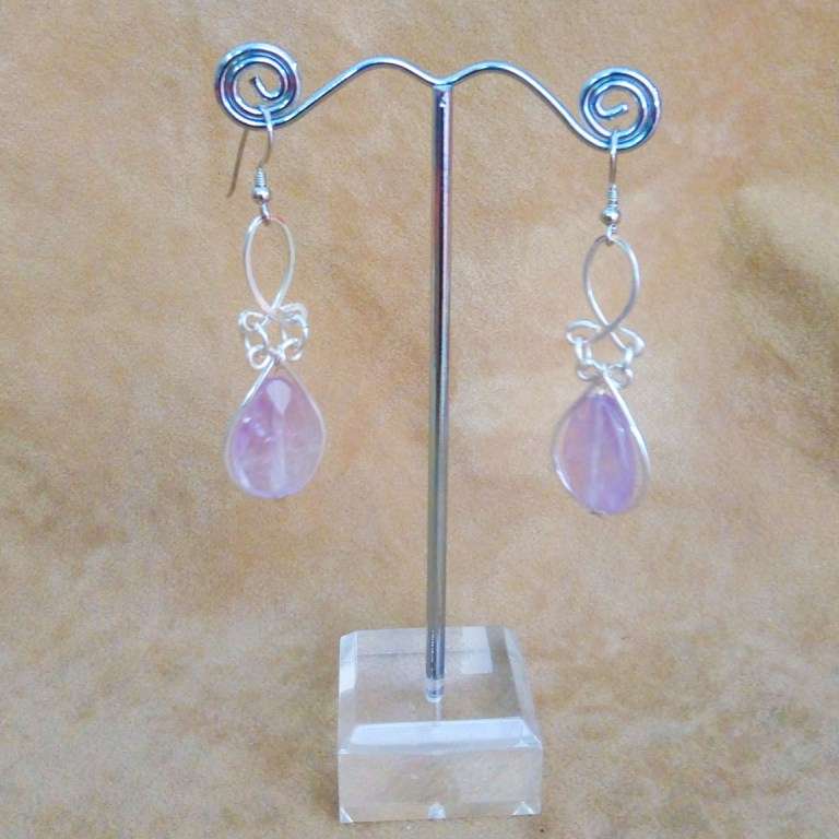 Orecchini con ametista