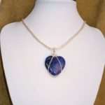 Collana con quarzo ialino