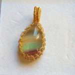 Ciondolo con fluorite