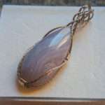 Cindolo con calcedonio azzurro