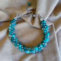 BRACCIALE CON AGATA VERDE