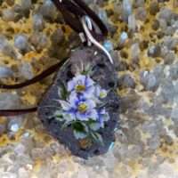 Ciondolo in pietra lavica