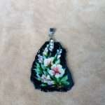 ciondolo in pietra lavica