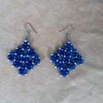 ORECCHINI CON AGATA BLU