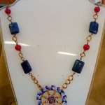 COLLANA CON LAPISLAZZULI E CORNIOLA