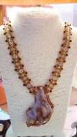 COLLANA CON  QUARZO AMETISTATO