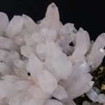 QUARZO CON RODOCROSITE SU BLENDA