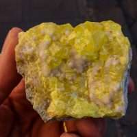 ZOLFO SU ARAGONITE