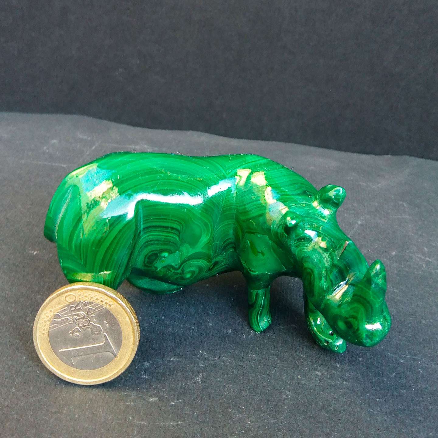 RINOCERONTE IN MALACHITE