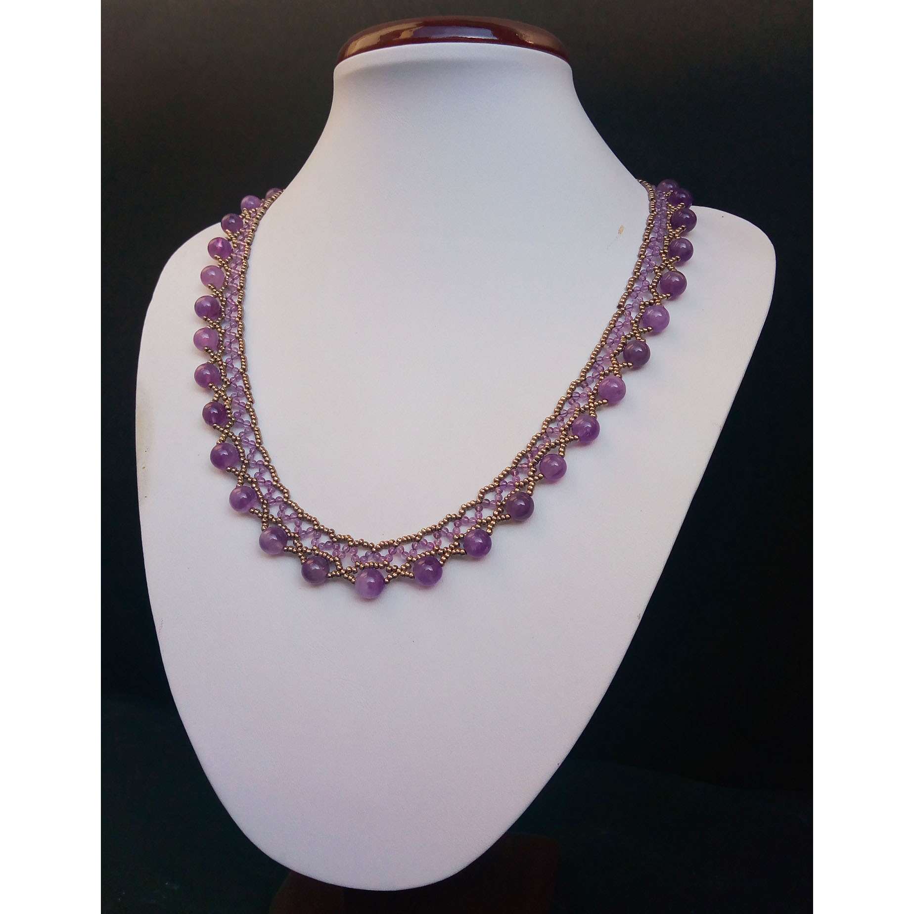 Collana con ametista