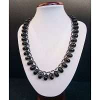 Collana con onice e ematite