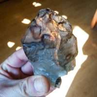 QUARZO FUME’ CON TORMALINA