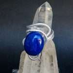ANELLO CON QUARZO AZZURRO
