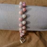 BRACCIALE CON OPALE ROSA