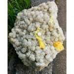 ARAGONITE BIANCA CON ZOLFO