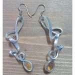 ORECCHINI CON OPALE DI FUOCO