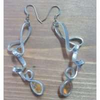 ORECCHINI CON OPALE DI FUOCO