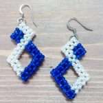 ORECCHINI CON AGATA BLU