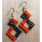 ORECCHINI   IN EMATITE E CORALLO ROSSO