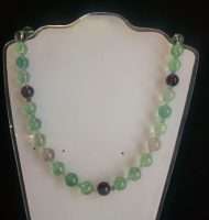 COLLANA CON FLUORITE