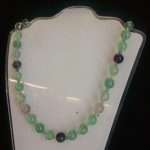 COLLANA CON FLUORITE