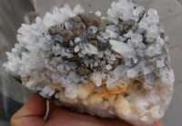 Quarzo con blenda, pirite e galena