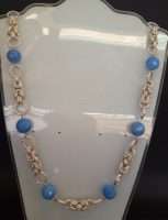 COLLANA CON QUARZO AZZURRO