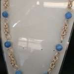 COLLANA CON QUARZO AZZURRO