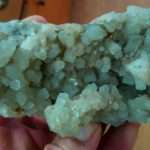 ARAGONITE VERDE-AZZURRA CON ZOLFO