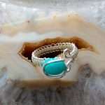 ANELLO CON QUARZO AZZURRO